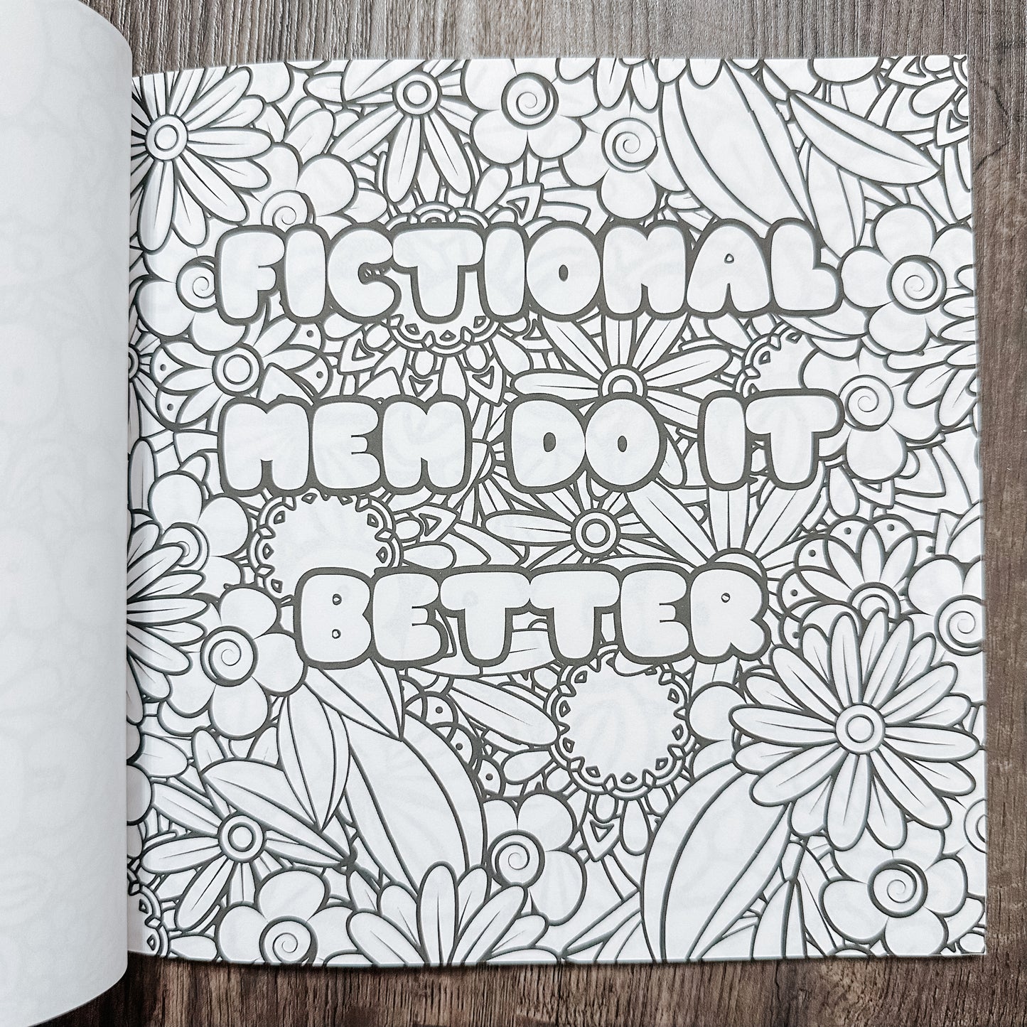 Bookish Phrases Coloring Book