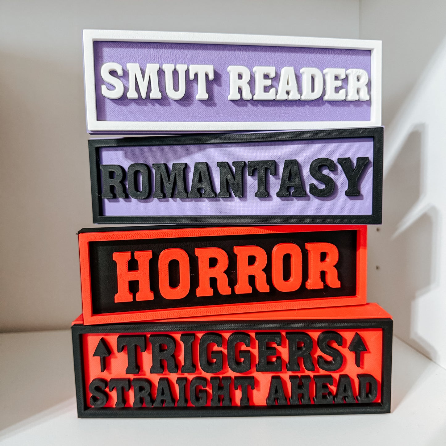 Bookshelf Signs