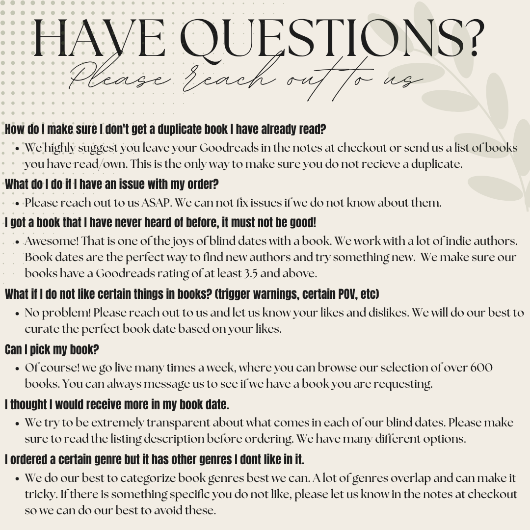Specialty Deluxe Blind Date with a Book