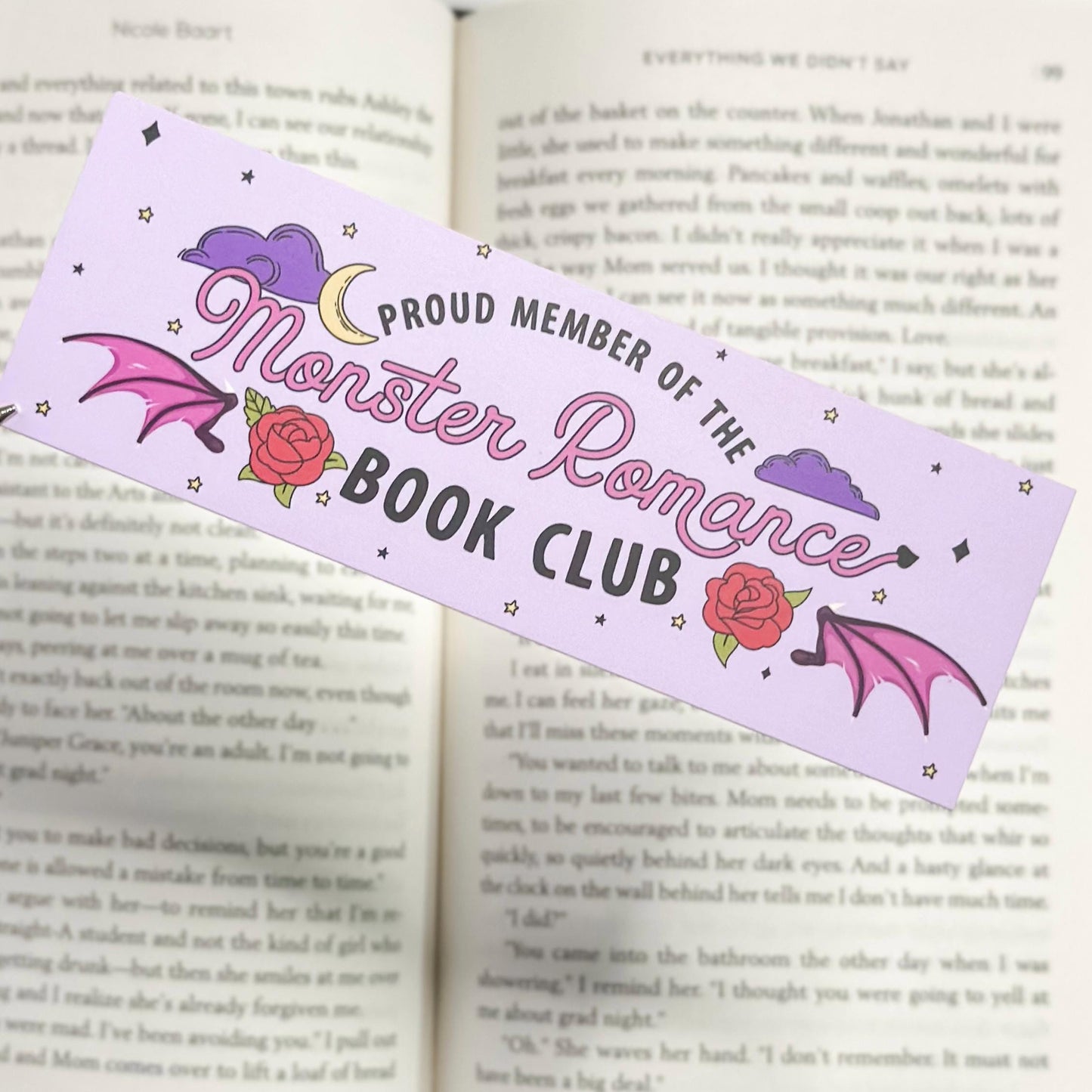 Monster Romance Book Club Bookmark