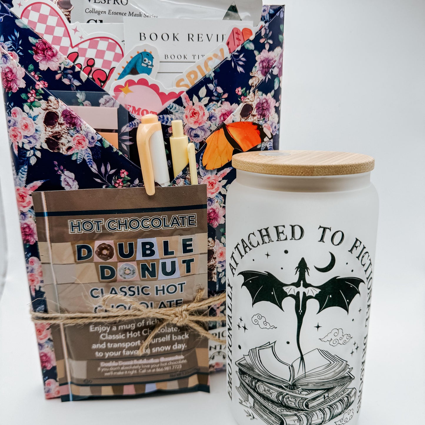 Sip & Read Blind Date with a Book – Surprise Book and Surprise Bookish Glass