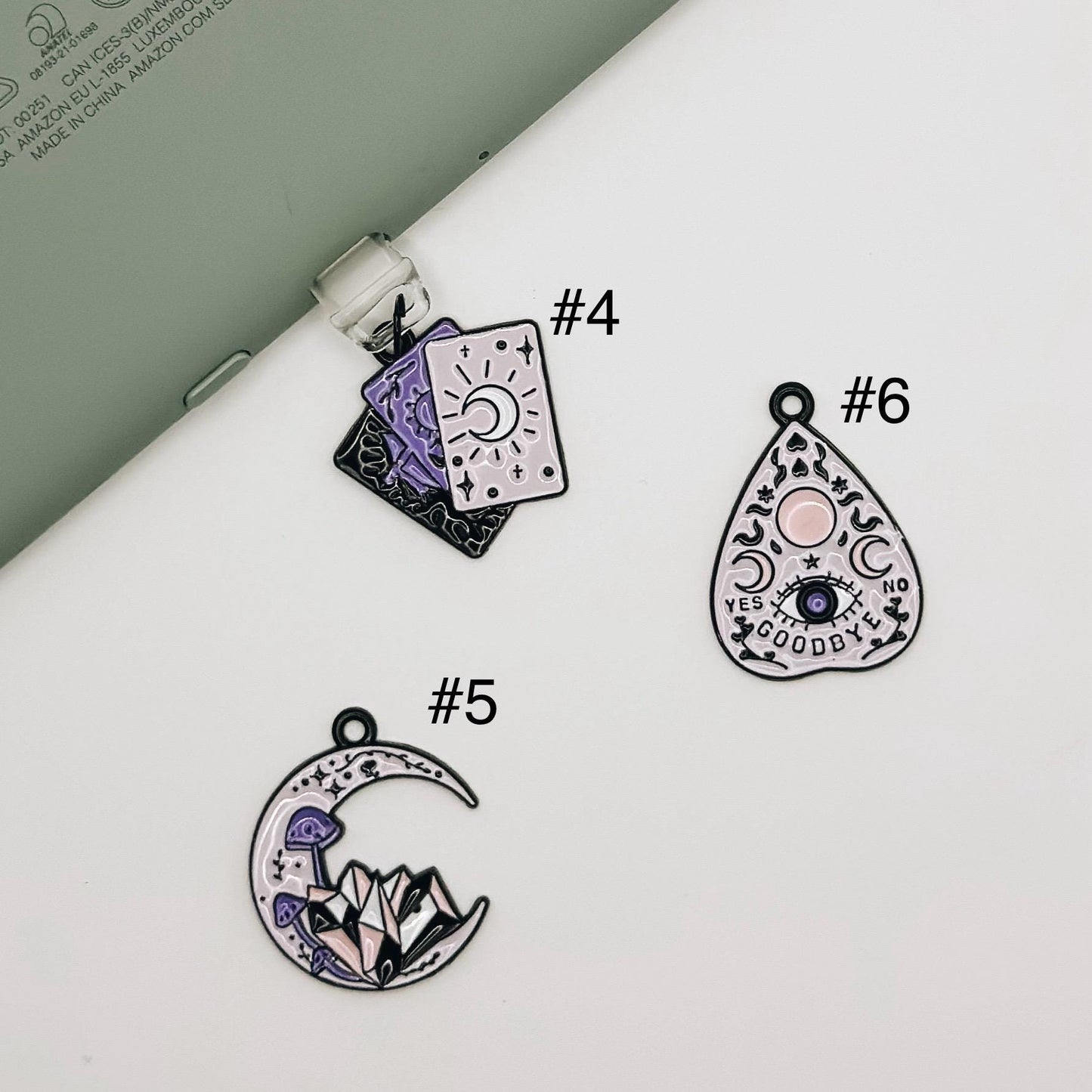 Moonstone/Tarot USB-C Charms